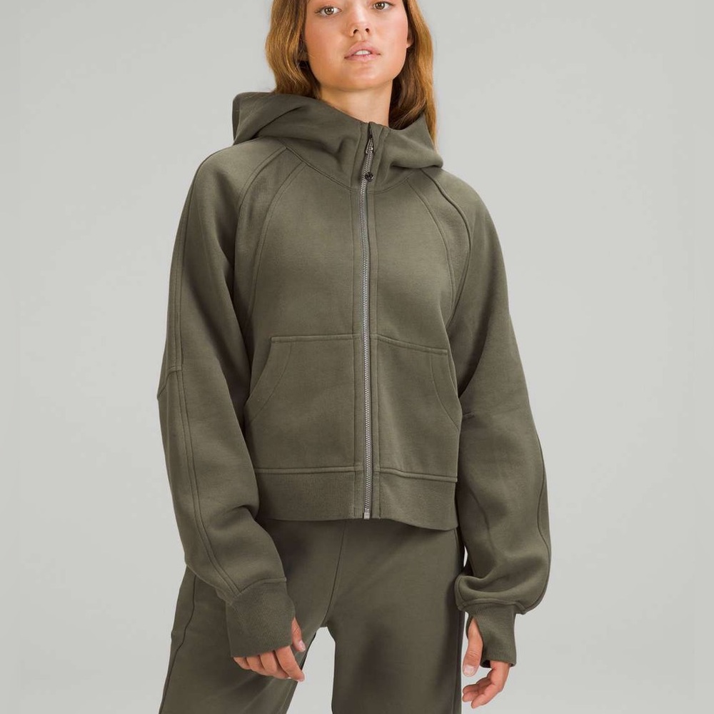lululemon athletica Olive Green Hoodie